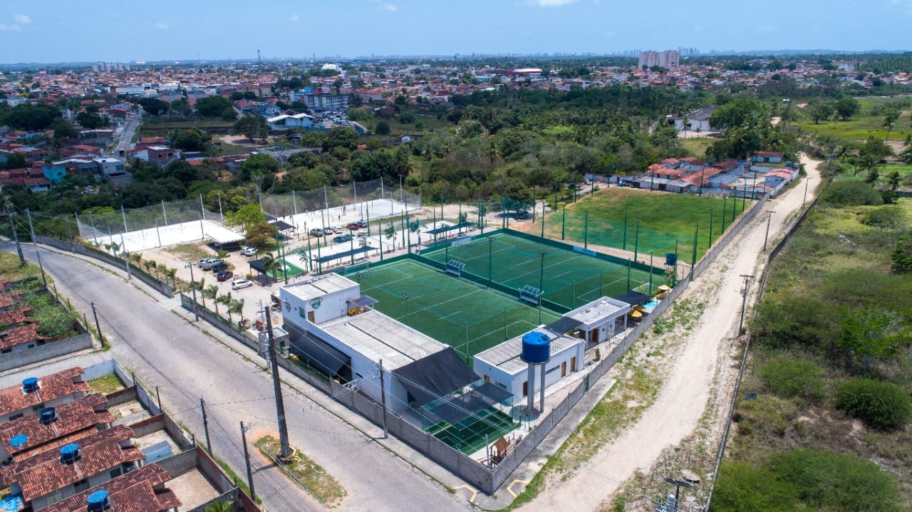 Complexo Marrada Sport Club visto de cima